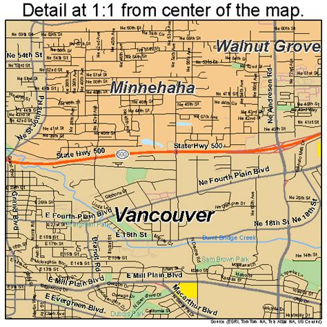 Vancouver Washington Street Map 5374060 | Vancouver washington, Street ...