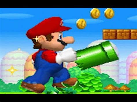 New Super Mario Bros. DS - 100% Full Game Walkthrough (All Star Coins ...