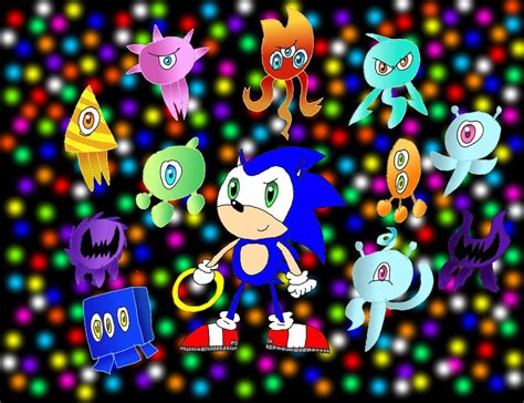 Sonic Colors- Wisps by DemoComics on DeviantArt