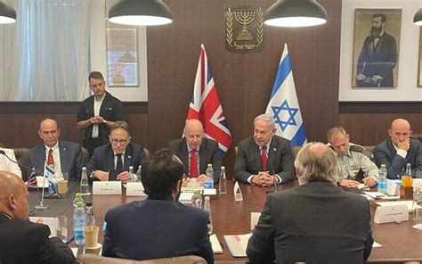 Israel, UK hold first national security dialogue | The Times of Israel