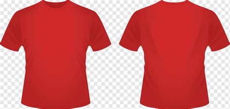 Kolase kemeja kru-leher merah, T-shirt Kru leher Pakaian Leher, Red Template s, tshirt, mode ...