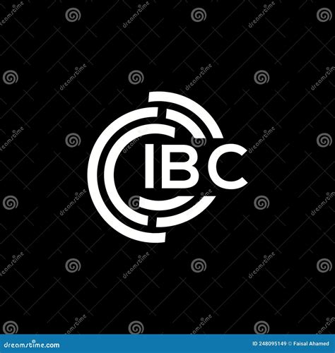 IBC Letter Logo Design On Black Background. IBC Creative Initials Letter Logo Concept. IBC ...