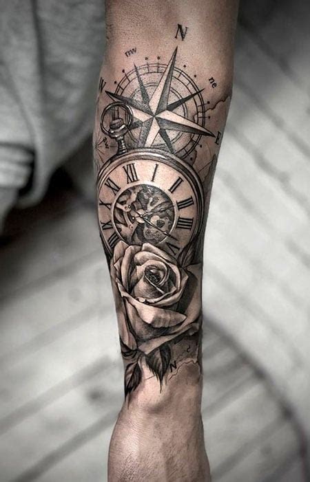 40 Best Clock Tattoos for Men & Meaning - The Trend Spotter