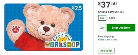 Build-A-Bear Workshop Promotions: 25% Off Gift Cards, Etc