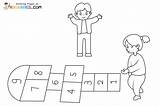 Hopscotch Coloring Pages To Print  Free Printable sketch template