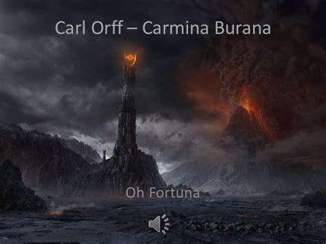 Carl orff - Carmina Burana (Oh Fortuna) musicograma