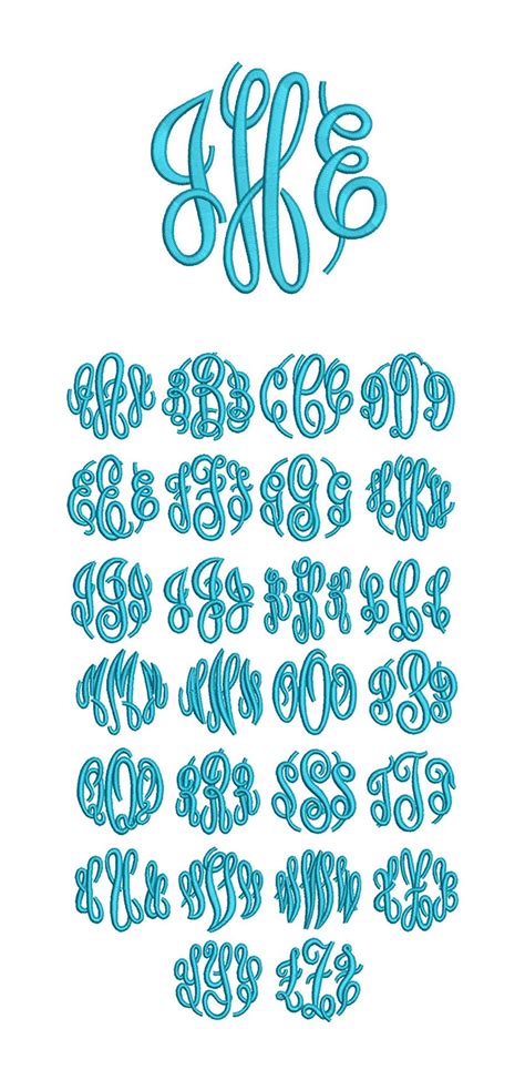 Pin on Fonts-Monograms