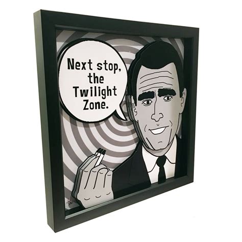 Rod Serling Art The Twilight Zone Print Twilight Zone Art | Etsy