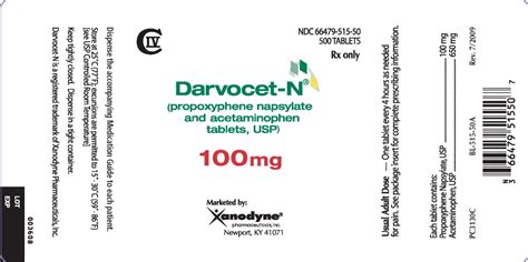 Darvocet-N: Package Insert - Drugs.com