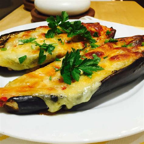 Baked Eggplant with Tomato Sauce and Cheese | AllFreeCopycatRecipes.com