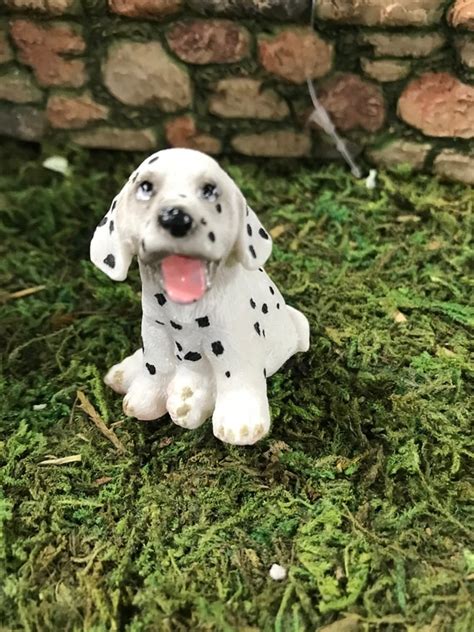 Miniature Dalmatian to Complete Your Fairy Garden Sold | Etsy