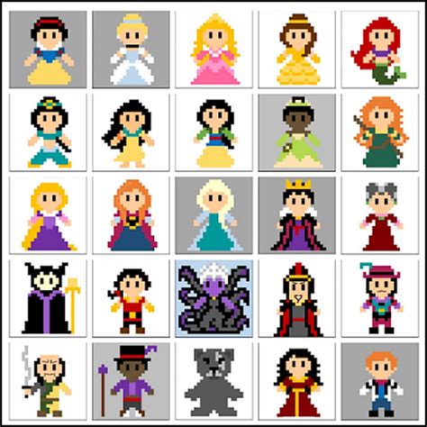 Ravelry: Princess & Villains CAL by Two Hearts Crochet Disney Crochet ...