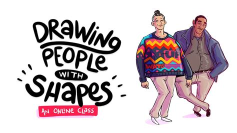 DRAWING PEOPLE WITH SHAPES - An Intro - YouTube