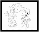 Sonic Generations Pages Coloring sketch template