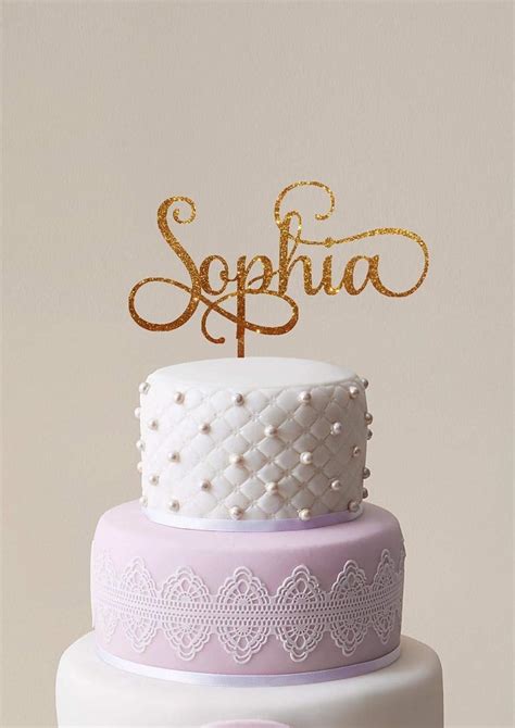 Personalized Birthday Cake topper name cake toppers- 1 cake topper ...