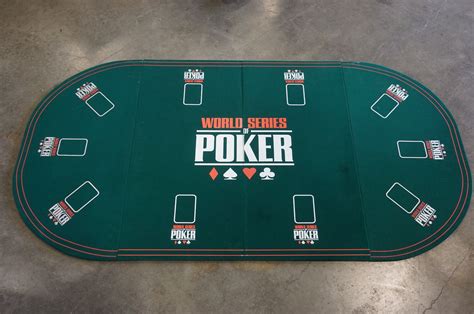 FOLDABLE WORLD SERIES POKER TABLE TOP BOARD - Big Valley Auction