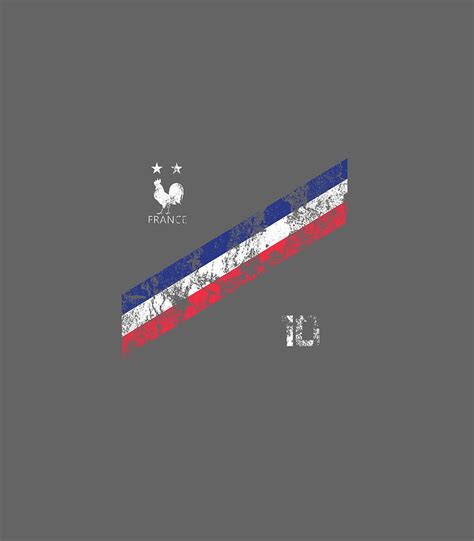 France Soccer Jersey Style Team Men Women Kids Flag French Digital Art ...