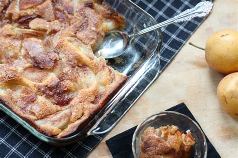 Asian Pear Cobbler Dessert - Ice Cream Off Paper Plates