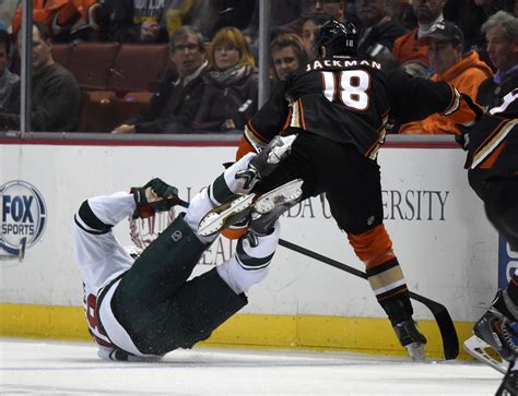 Minnesota Wild coach working the refs