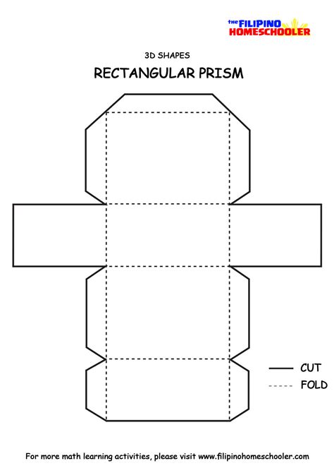 3D Shapes Paper Models — The Filipino Homeschooler