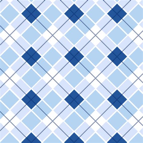 Blue Plaid Pattern - Background Labs