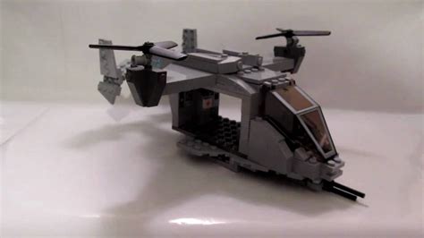 Lego Halo Reach UNSC Falcon Review - YouTube