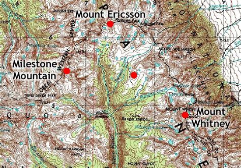 Map of Upper Kern River Basin : Photos, Diagrams & Topos : SummitPost