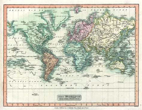 Stock images - high resolution antique maps of the world