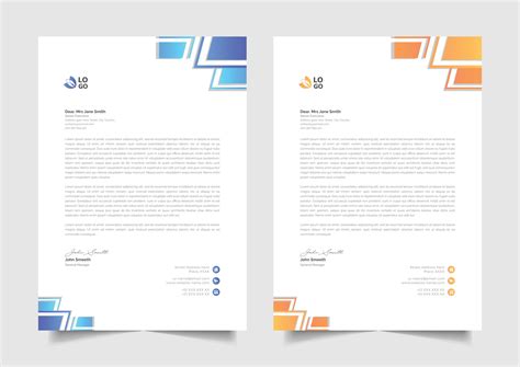 best letterhead design for business 2450354 Vector Art at Vecteezy