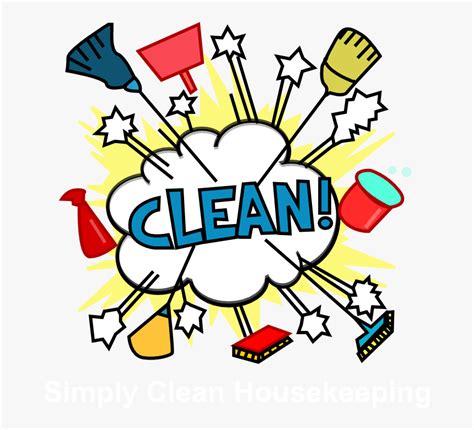 House Clipart Clean - Room Cleaning Clipart, HD Png Download - kindpng