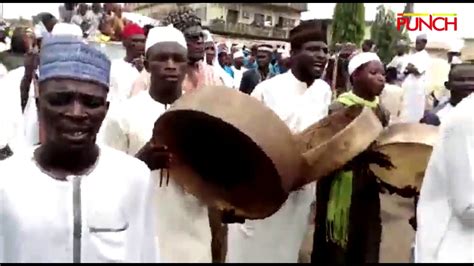 Eid-El-Maulud celebration in Lagos | Punch - YouTube