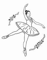 Ballerina Coloring Pages Free Printable PDF Sheets sketch template