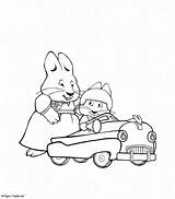 Max And Ruby Playing coloring Page sketch template
