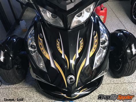 Cosmos Can am Spyder decal kit for Can am Spyder motorcycles