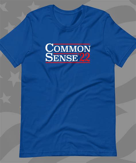 2022 Election Common Sense Shirt Election Shirt Common | Etsy