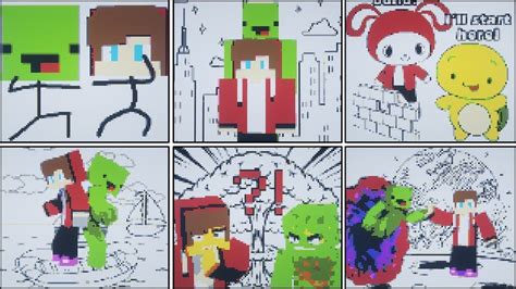 Maizen Minecraft Jj And Mikey Pixel Art Animation – NBKomputer