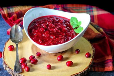 Peach Schnapps Cranberry Sauce | Just A Pinch Recipes