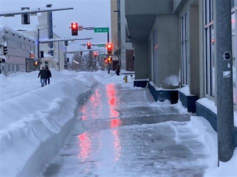 Fairbanks is riding a weather roller coaster, from freezing rain to ...