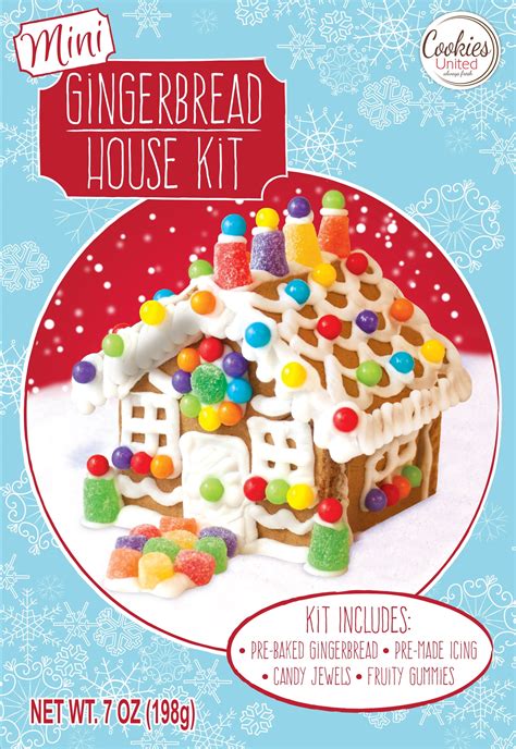 Mini Gingerbread House Kit, 7oz - Walmart.com