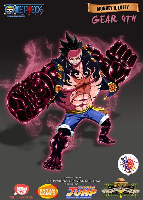 Monkey D. Luffy Gear 4rth by donaco on DeviantArt