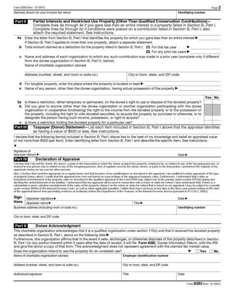 How to Complete IRS Form 8283