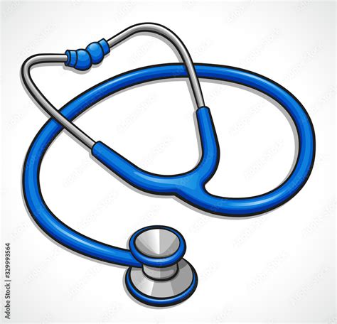 Vector medical stethoscope design drawing Stock Vector | Adobe Stock