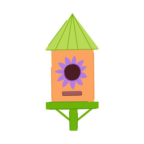 cute bird house cartoon vector illustration 22610697 Vector Art at Vecteezy