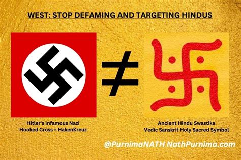 Swastika, Hindu Ancient Auspicious Holy Symbol Is Defamed by West