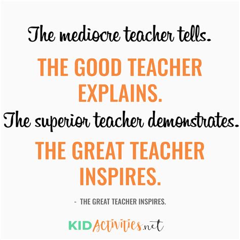 72 Encouraging and Inspirational Quotes for Teachers - Kid Activities