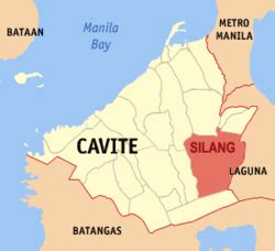 Map of Silang Cavite