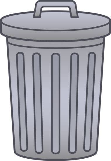 Trash Can Clip Art - Free Clip Art | Clip art, Can clipart, Free clip art