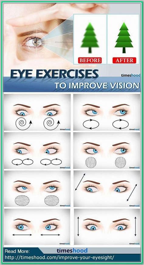 Eyesight Exercise To Better Care For Your Eyes in 2020 | Eye sight improvement, Eye exercises ...