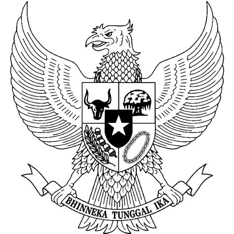 Gambar Hitam Putih Lambang Pancasila Azka Gambar Kulturaupice - Riset