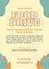 Free food drive flyer templates to edit and print | Canva